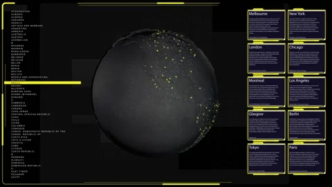 HUD abstract background Stock Footage 163586223