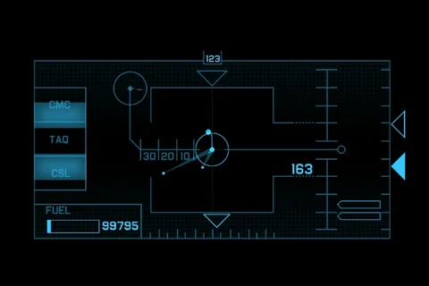 HUD Air Stock Footage 32860015