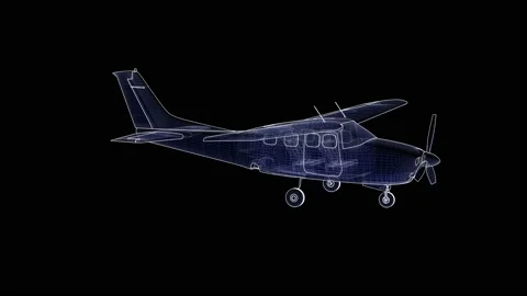 Hud Airplane Stock Footage 158429811