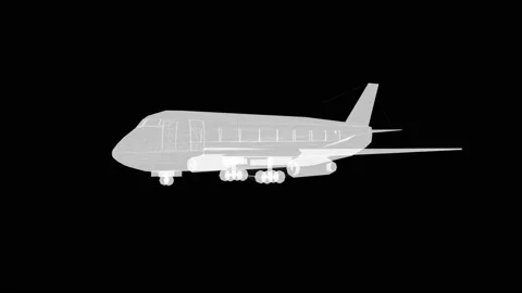 HUD Airplane Stock Footage 221299754