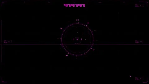 Hud animation design for web designer in sci fi space environment with visual Stock Footage 329024420