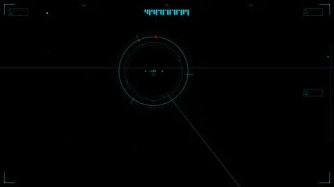 Hud animation displays data on a digital interface for analysis and represe.. Stock Footage 328436377