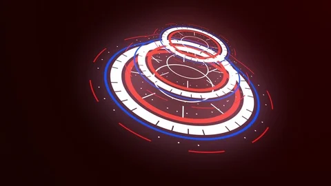 HUD ANIMATION Video stock 126139185