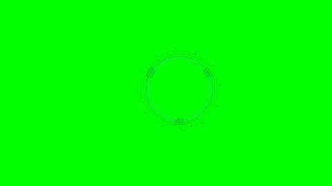 Hud animation green screen animation for war documentary and war films in a sci Stock Footage 331492841