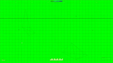Hud animation green screen design for war documentary and science fiction film Stock Footage 331493199