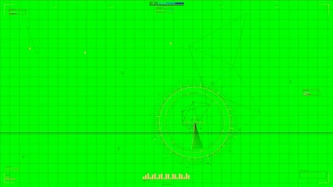 Hud animation for greenscreen use in war documentary or sci-fi films showca.. Stock Footage 329993840