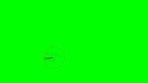 Hud animation greenscreen for war documentary or science fiction film with map Vídeo Stock 331492931