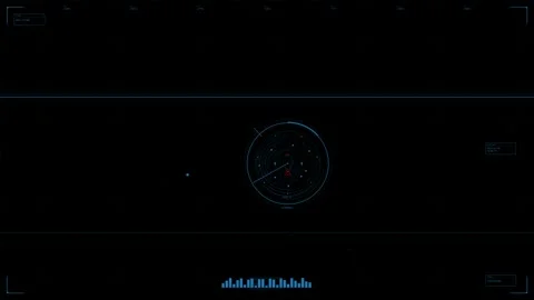 Hud animation showing user interface design with graphics and elements for .. Stock Footage 328435074