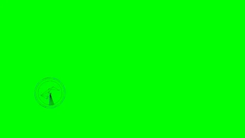 Hud animation for war documentary or war films showing graphics and data Stock Footage 331415278
