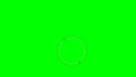 Hud animation for war documentary or war films with green screen effect in a Stock Footage 331493350