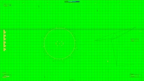 HUD animation for web design in a sci fi space setting featuring a grid layout Video stock 329023607