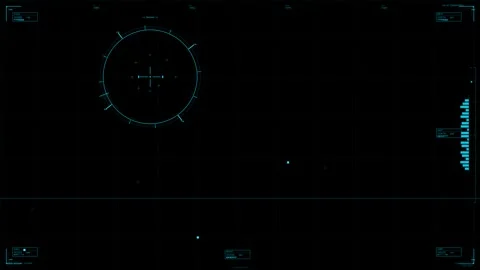 Hud animation for web designer in sci fi space showcasing user interface Stock Footage 329024679