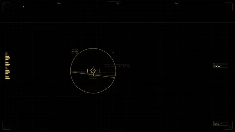 Hud animation for web designer in a sci fi space showing digital elements and 스톡 동영상 331297102