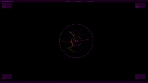 Hud animation for web designer in sci fi space showing detailed data and visual Stock Footage 331348773