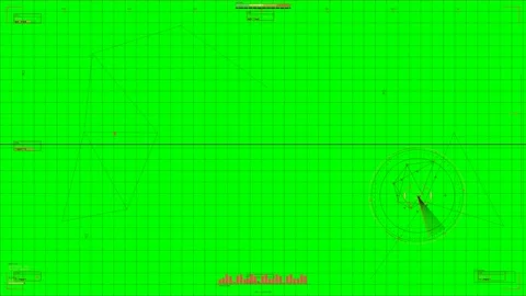 Hud animation for web designer in scifi space showing grid lines and dynamic Stock Footage 331348962