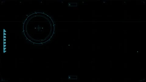 Hud animation for web designers in sci fi space showing futuristic controls and Stock Footage 329023576
