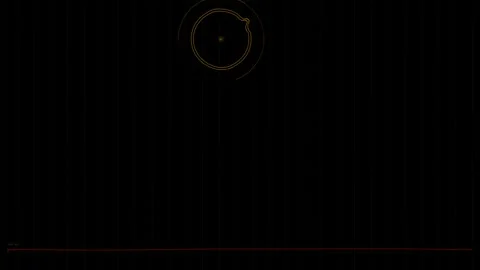 Hud animation for web designers in sci fi space with graphics and visuals Stock Footage 331295010