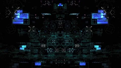 HUD background 108 Stock Footage 224263882
