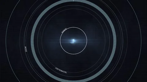 HUD Background Stock Footage 42543009