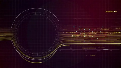 HUD BG 03 Stock Footage 168007357