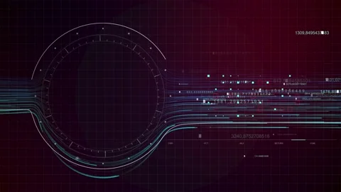 HUD BG 04 Video stock 168008482