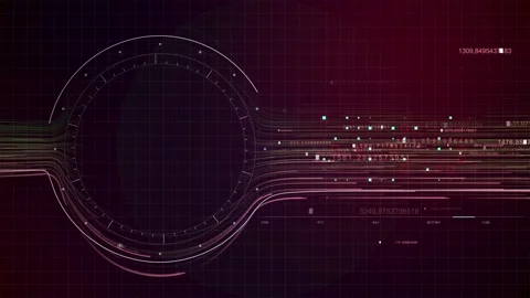 HUD BG 06 Video stock 168008459