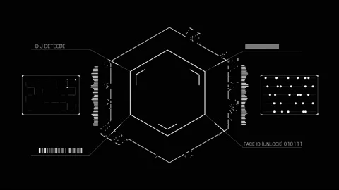 HUD Bit Stock Footage 133165541