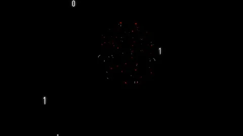 HUD brain data. Futuristic digital frame of the brain structure with red impuses Stock Footage 125961197