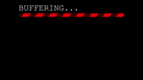 HUD buffering element - red progress bar Stock Footage 243661557