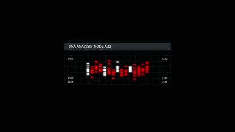 HUD chart 5 Stock Footage 221892903