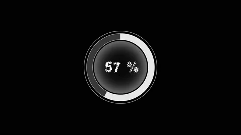 HUD circle 40 Stock Footage 220319902