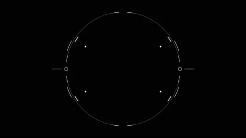 HUD circle 86 Stock Footage 209515966