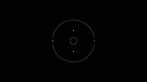 HUD circle 88 Stock Footage 209515967