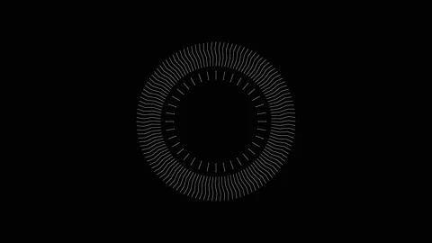 HUD circle 92 Stock Footage 209515990