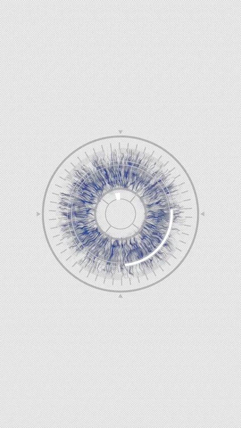 HUD circle eye concept. Data Information Video stock 292120889