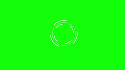 HUD circle interface. 4K Stock Footage 249250790