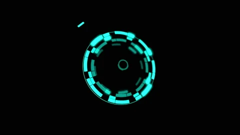 HUD circle interfaces Stock Footage 149981082