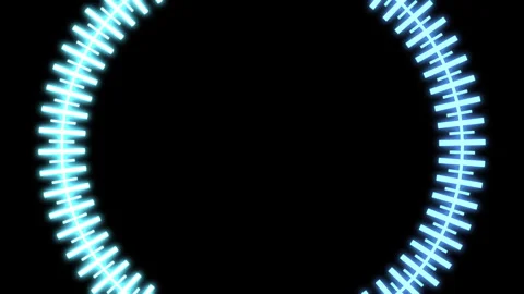 HUD Circle Speedometer Green S Animation Loop Stock Footage 245361285