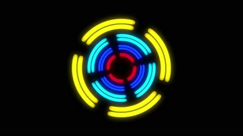 HUD Circle User interface animation. Stock Footage 223724477