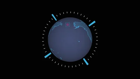 HUD Circles 15 Stock Footage 221299780