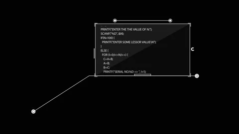 HUD coding 6 Stock Footage 211285250