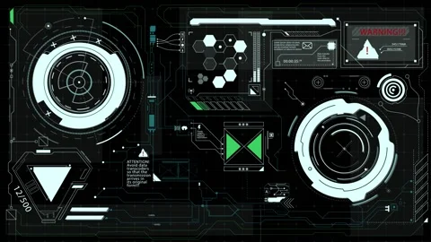 HUD - Complex - Abstraction Stock-Footage 163582951