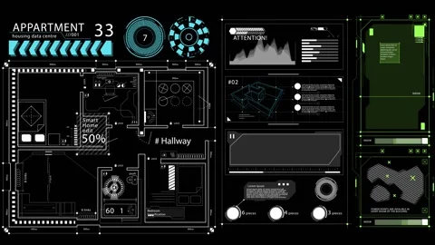 HUD - Complex - Appartment Stock Footage 163583013
