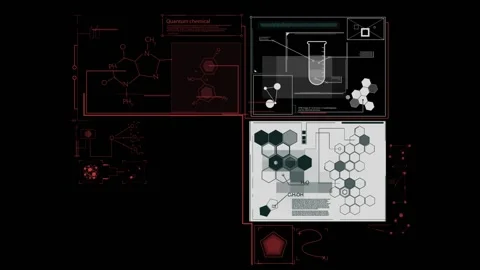 HUD - Complex - Chemistry Video stock 163583209