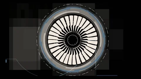 HUD - Complex - Turbine Stock-Footage 163586869