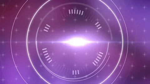 Hud Control Panel Countdown. Futuristic viewfinder. Video stock 84683883