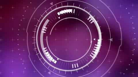Hud Control Panel. Futuristic viewfinder. Stock Footage 84674476