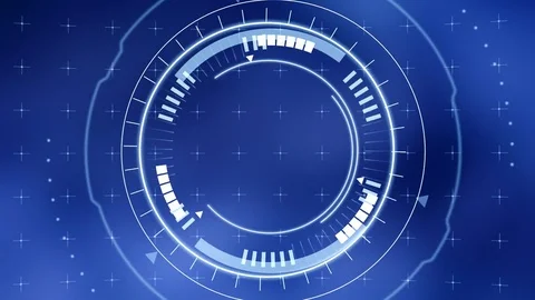 Hud Control Panel. Futuristic viewfinder. Stock Footage 84676329