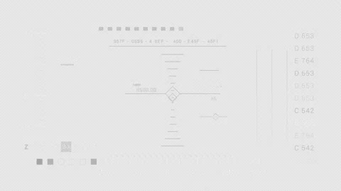 HUD control panel.Viewfinder navigator HUD. Stock Footage 144317340