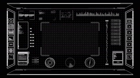 Hud data FRAME display with Alpha. 動画素材 65781439